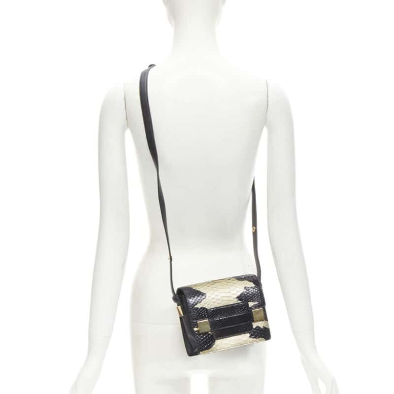 Delvaux Cagole XS Bag Black Leather Very good - Back View