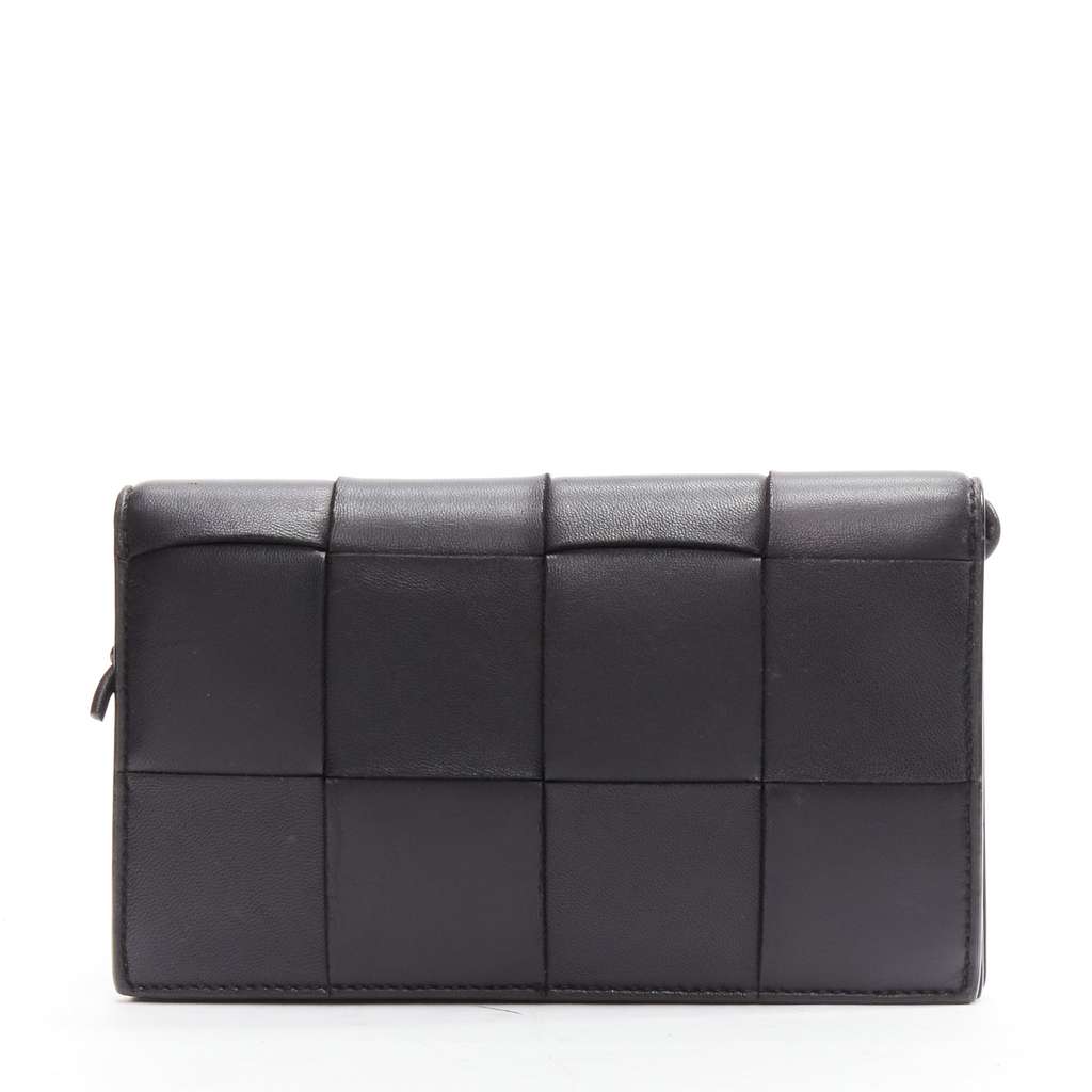Bottega Veneta Cassette Black Leather Good - Inside View