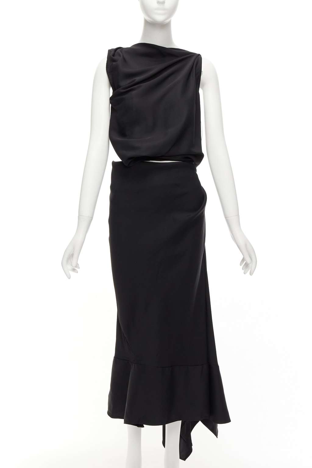 Maticevski Energy Slash Black Viscose Never worn - Front View