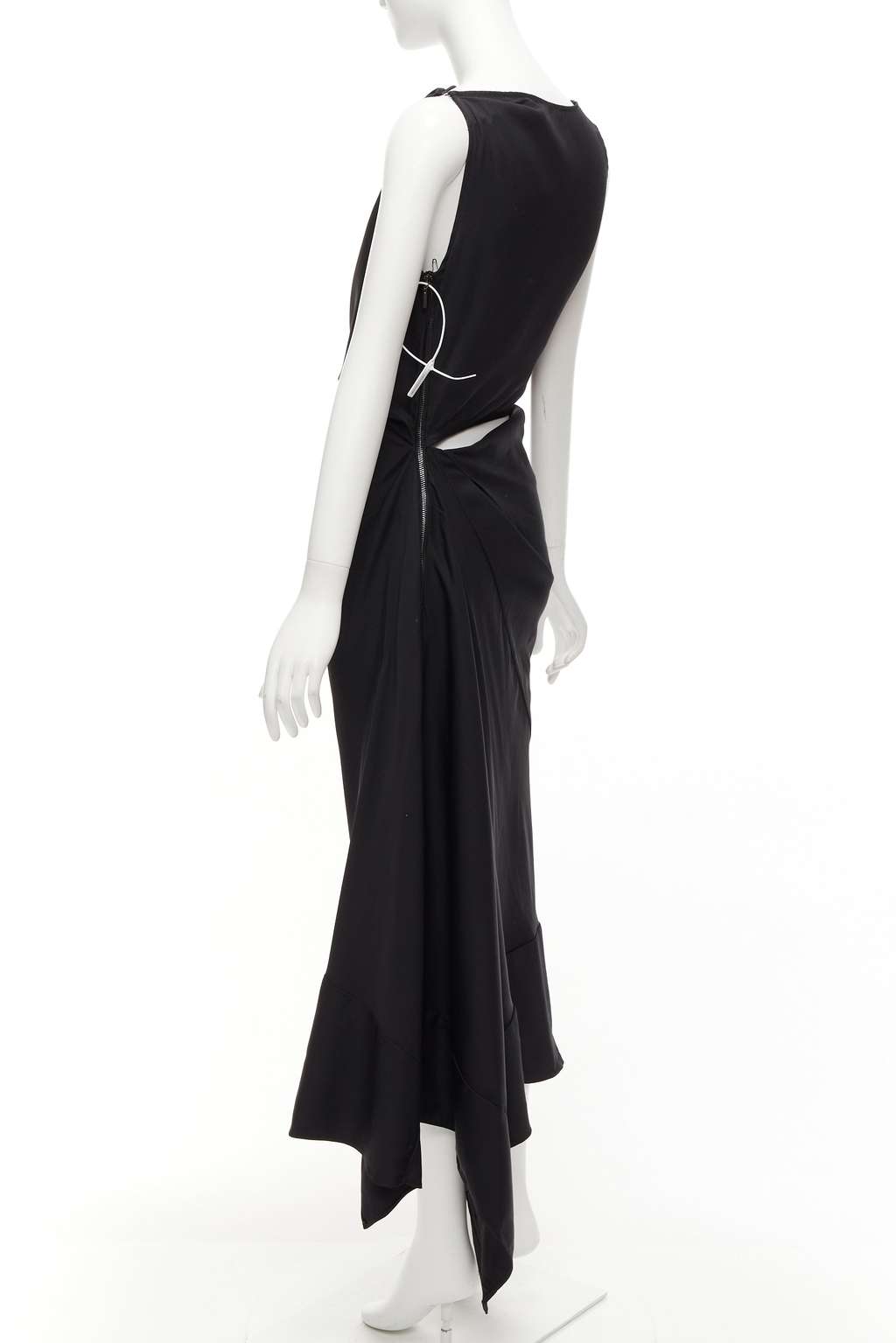 Maticevski Energy Slash Black Viscose Never worn - Back View
