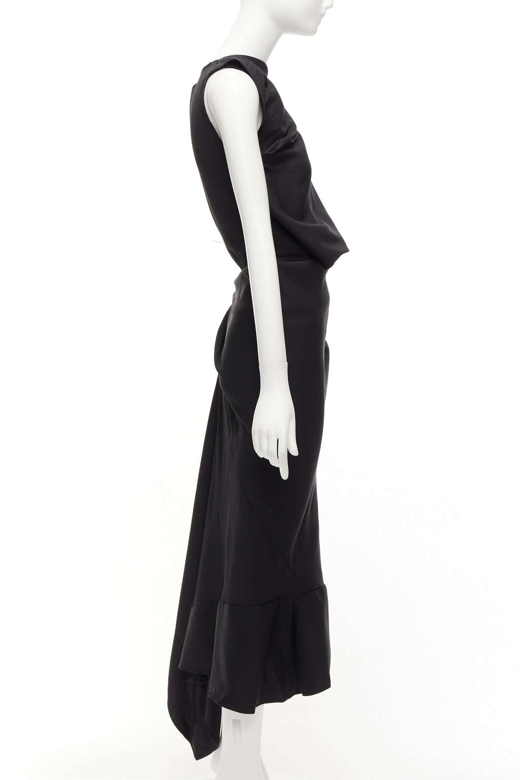 Maticevski Energy Slash Black Viscose Never worn - Model View