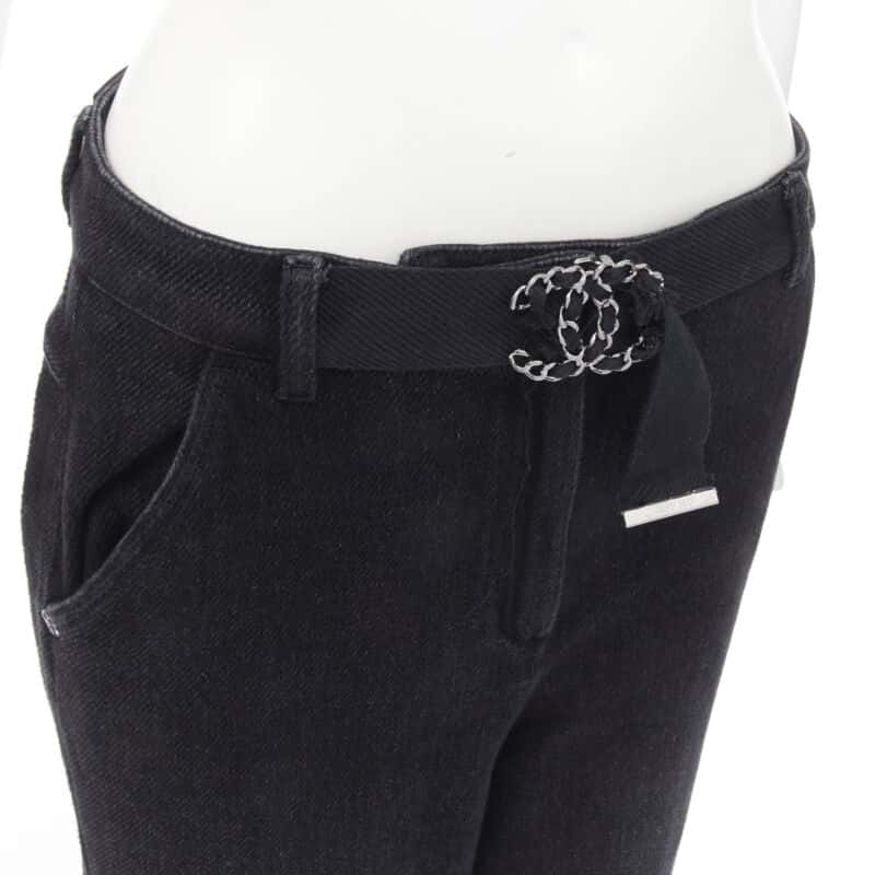 Chanel P60761V46402 Black Cotton Good - Back View