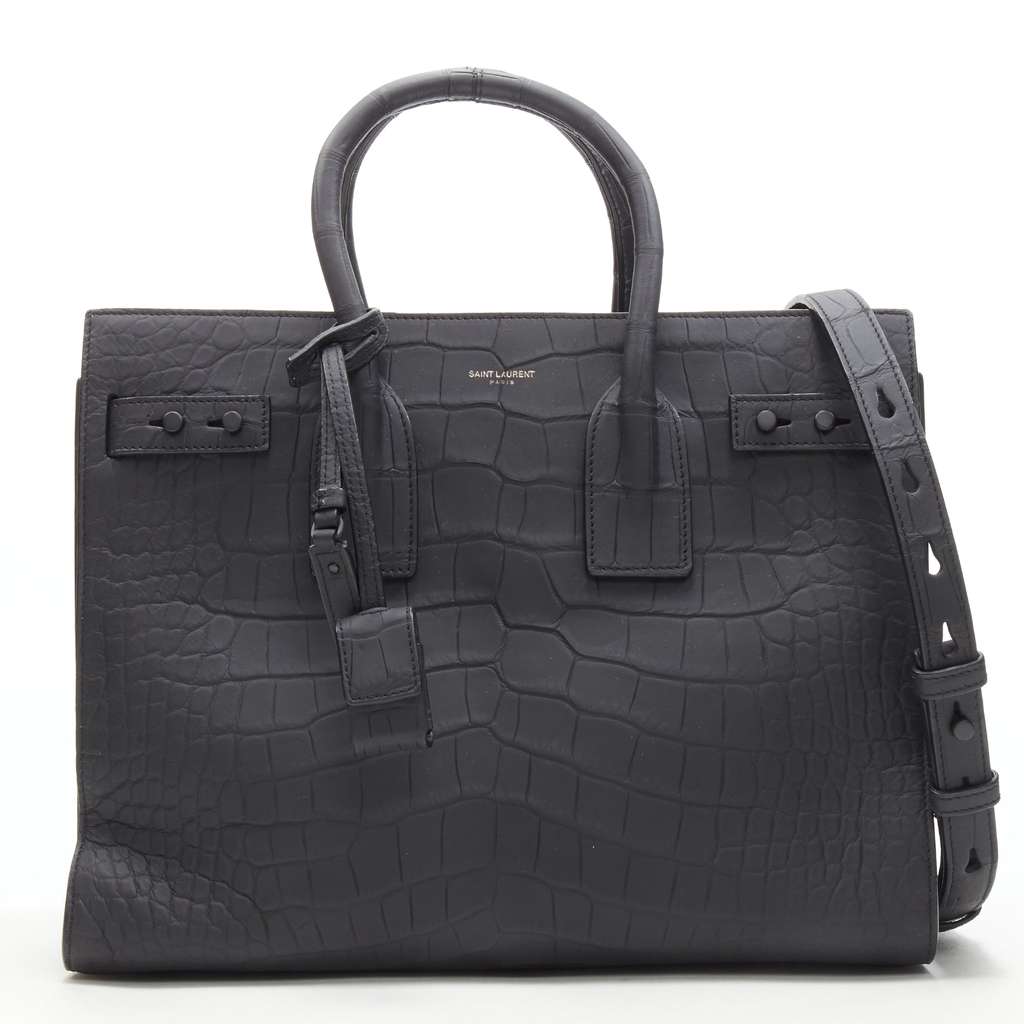 Saint Laurent Sac De Jour Small Black Leather Never worn - Front View