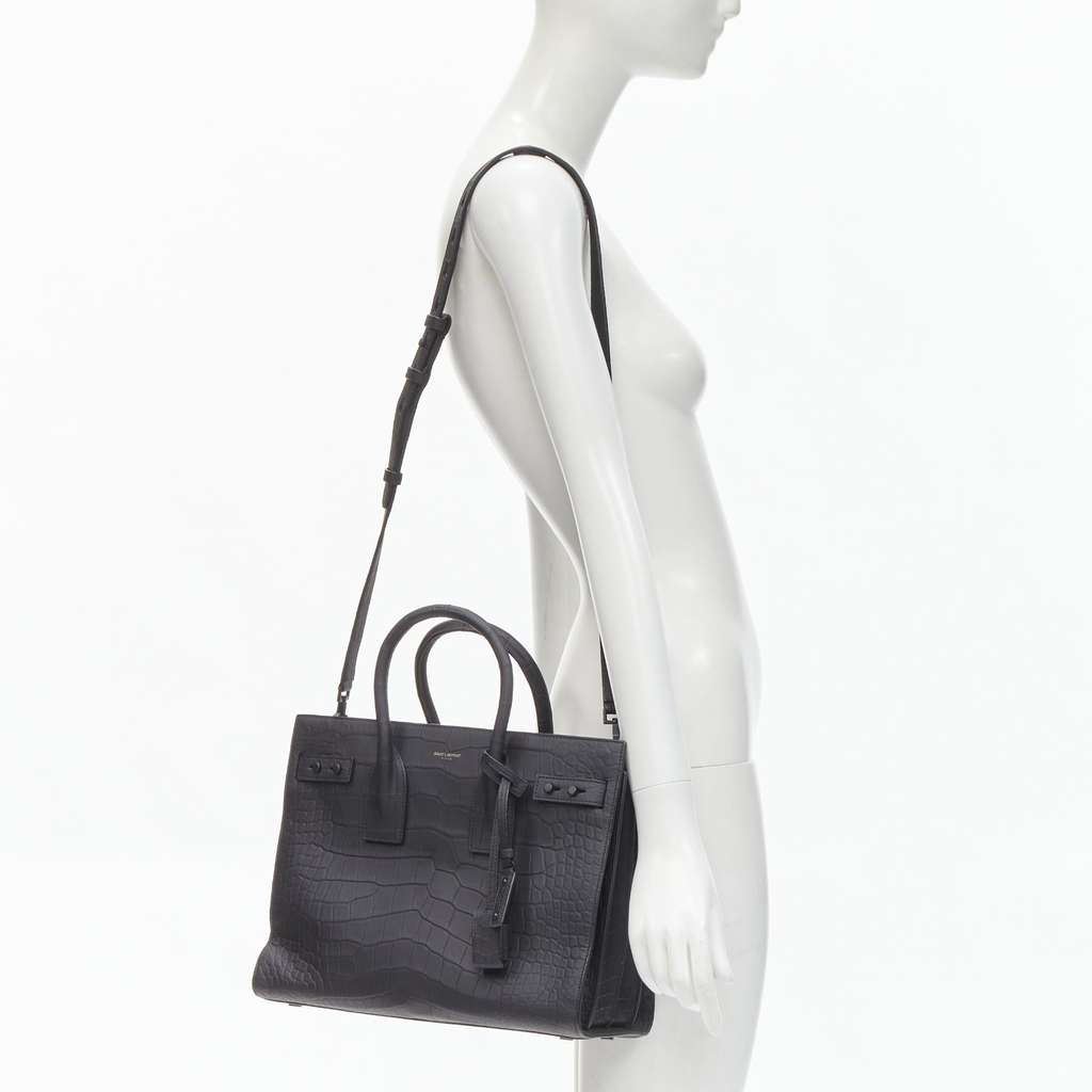 Saint Laurent Sac De Jour Small Black Leather Never worn - Back View