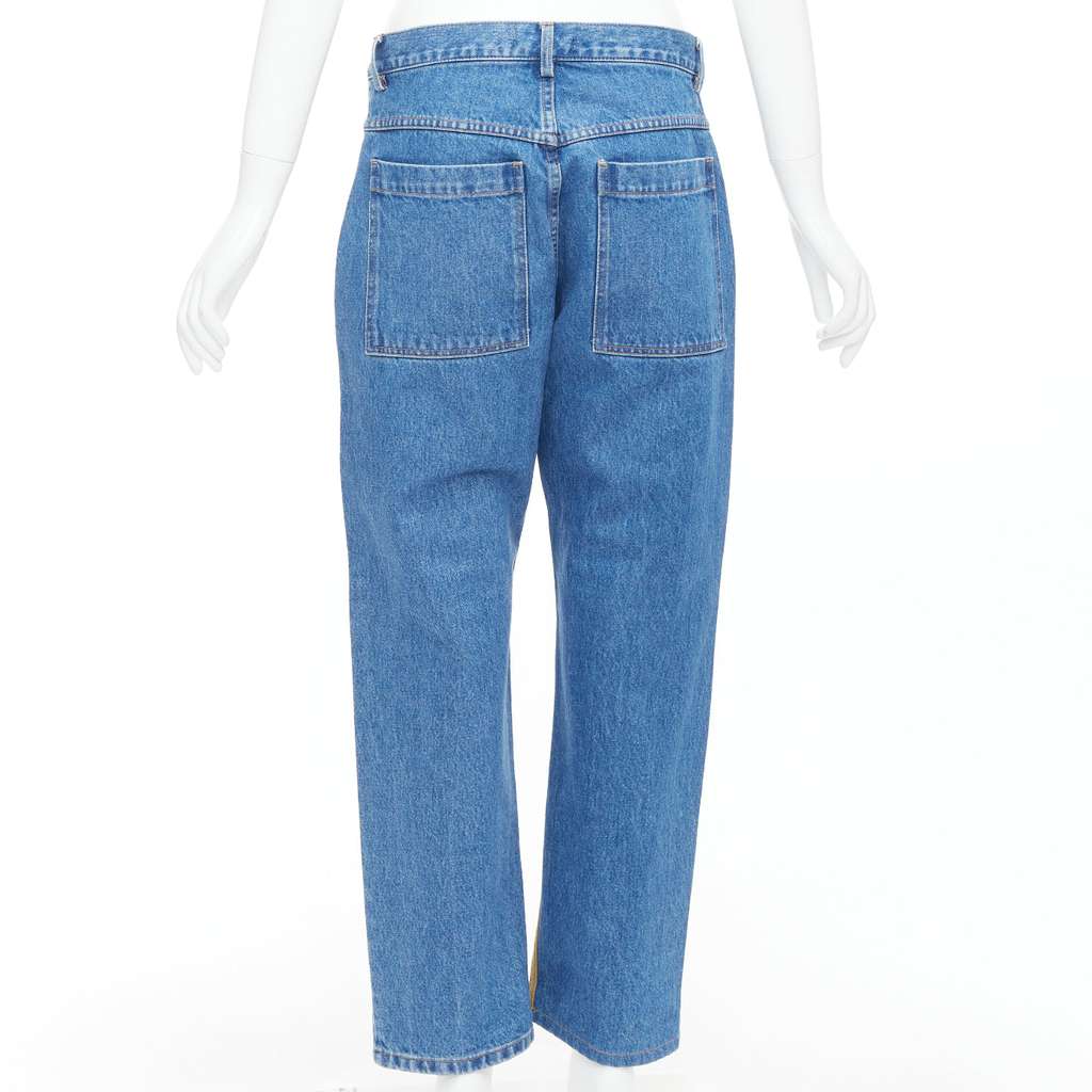 Monse Postcard Split Jeans Blue Cotton Very good - Box View