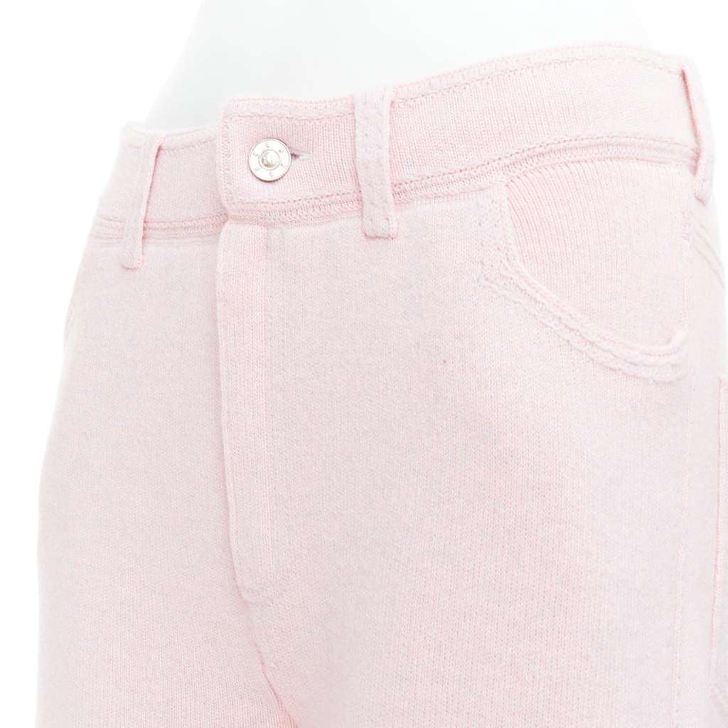 Barrie Pink Knit Pants Pink Cashmere Very good - Back View