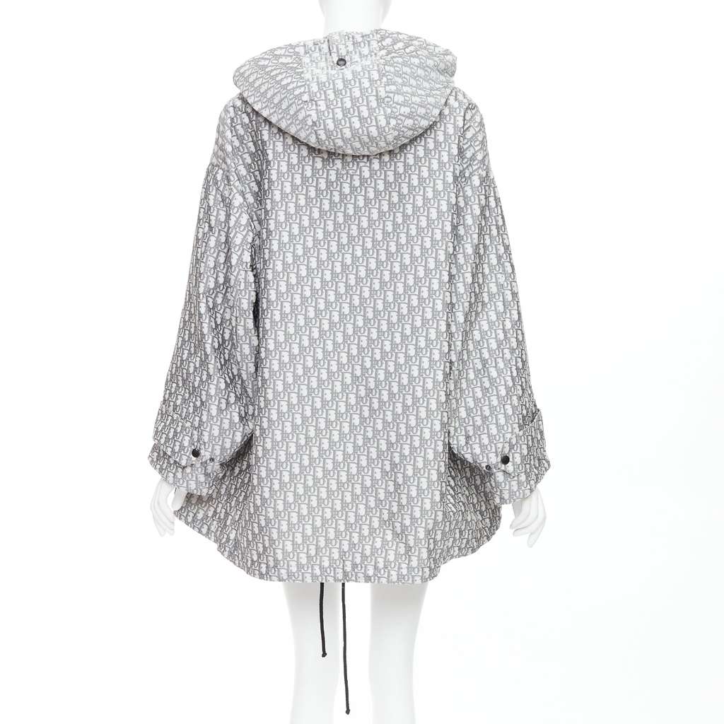 Dior Hooded Anorak Grey Polyester Never worn, with tag - Box View