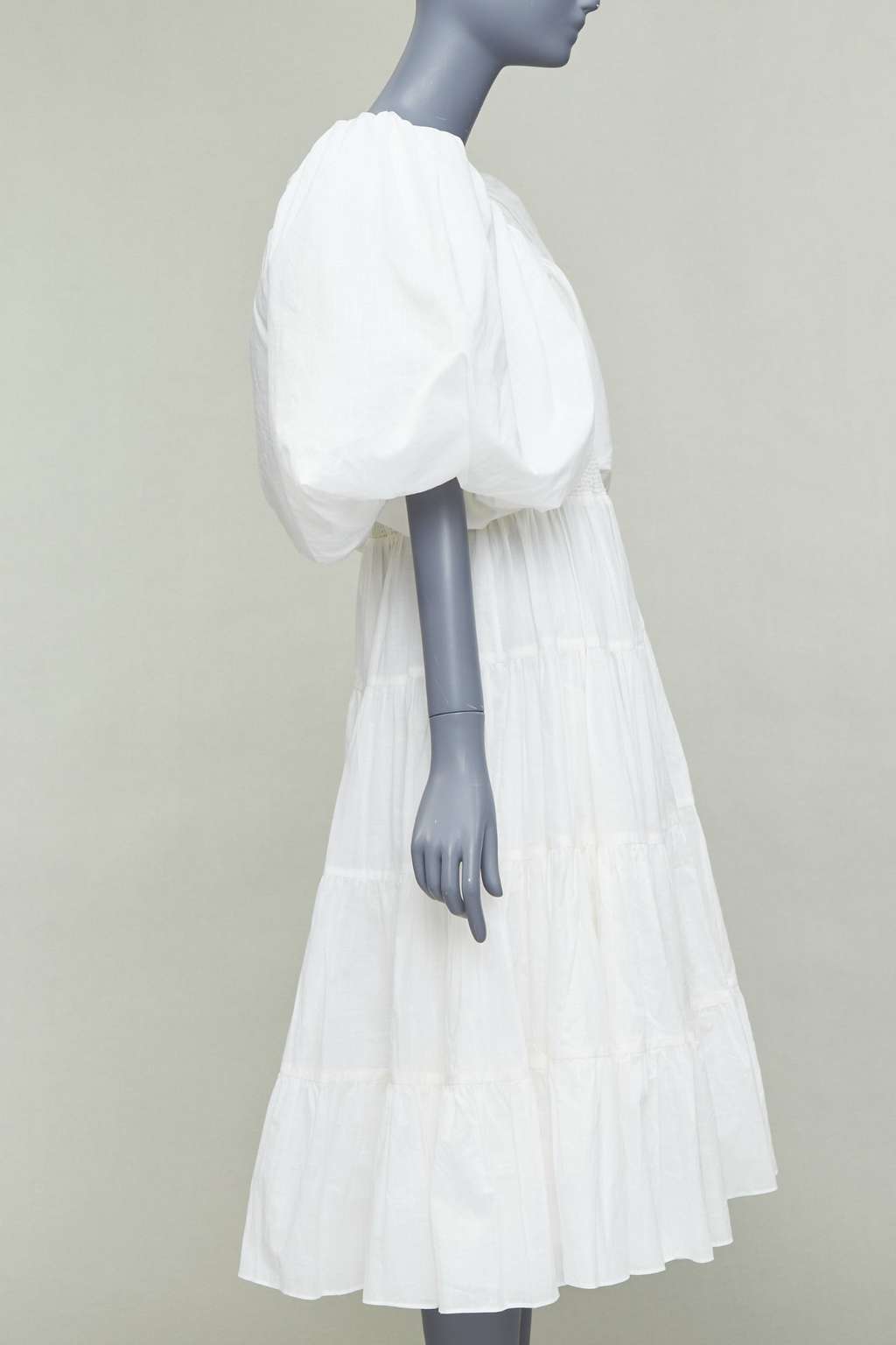 Aje Cherished White Cotton Very good - Model View