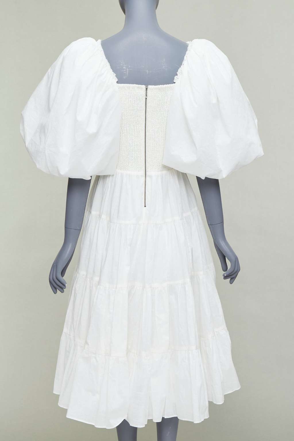 Aje Cherished White Cotton Very good - Box View