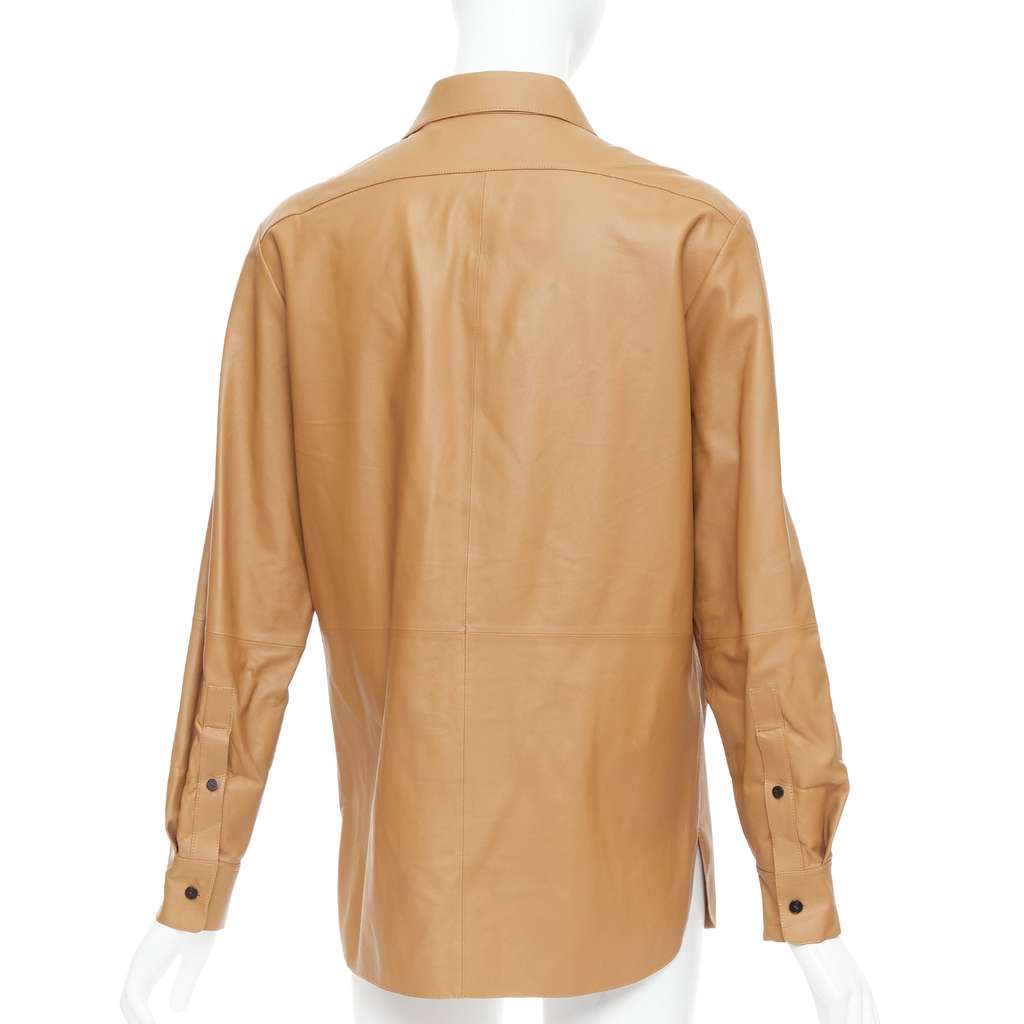 Theory L Nappa Shine Brown Leather Very good - Box View