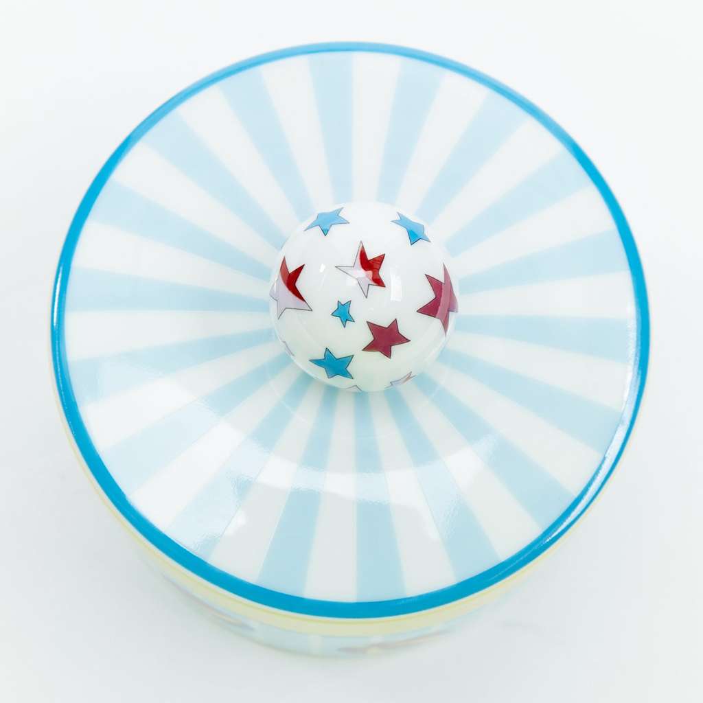 Hermès Circus Round Box Blue Very good condition - Box View