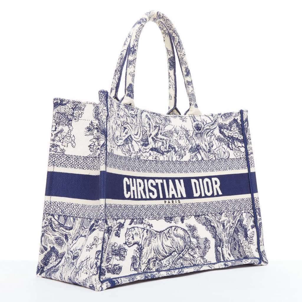 Dior Book Tote Navy Very good - Inside View