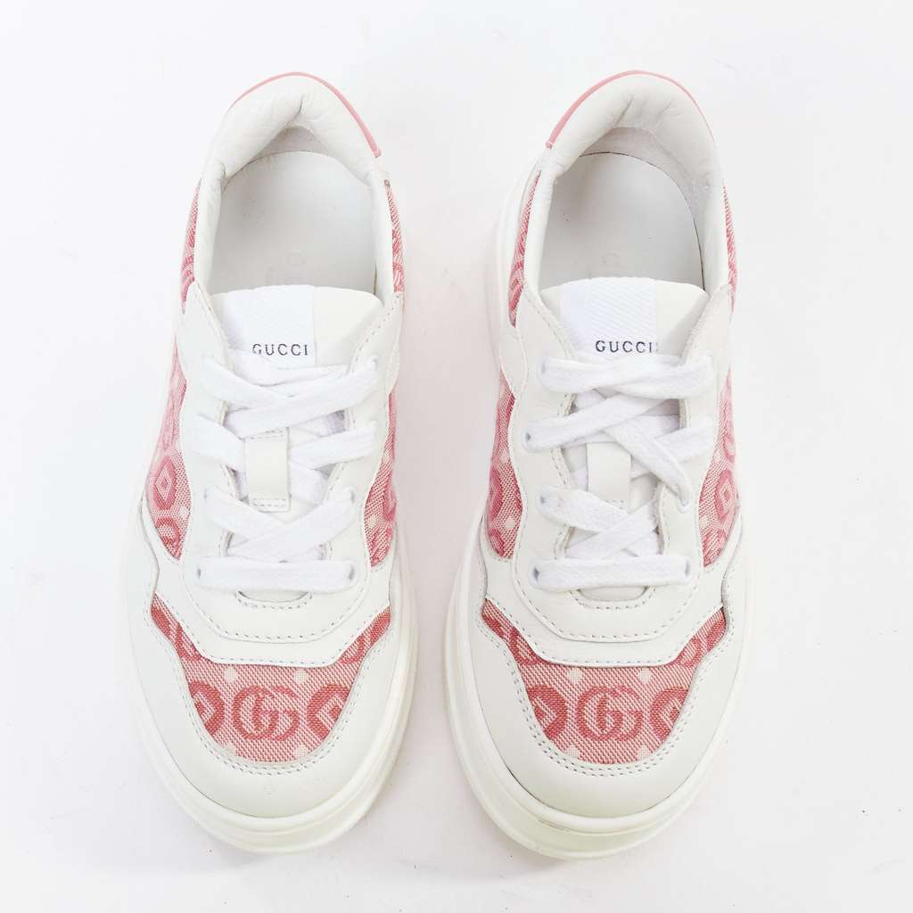 Gucci Kids Monogram Shoes White Leather Very good - Inside View