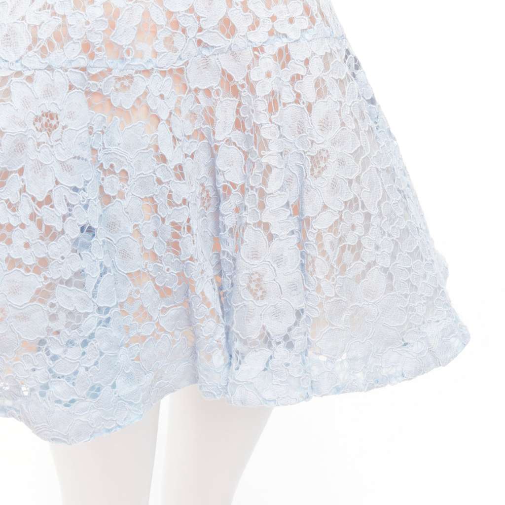 Alex Perry Kea Blue Cotton Good - Back View