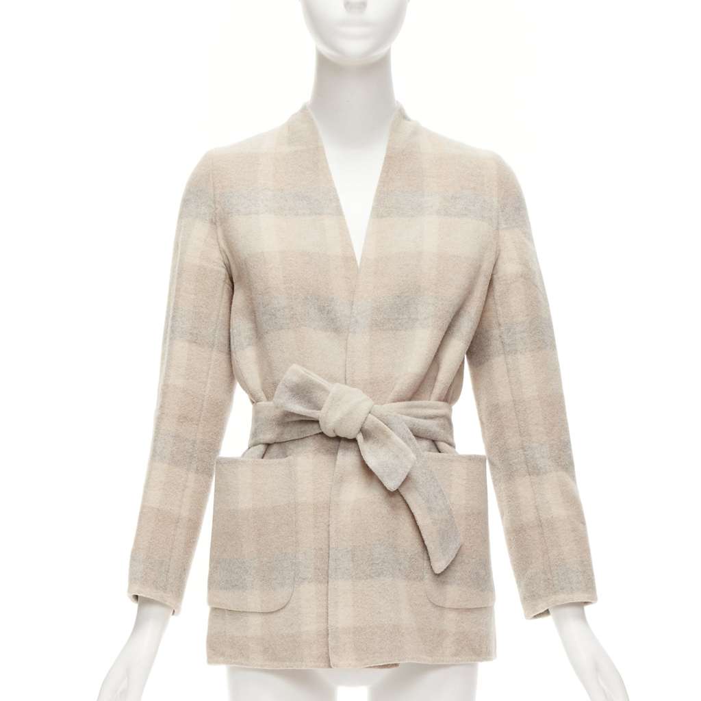 Max Mara Cucito Amano Beige Wool Never worn - Front View