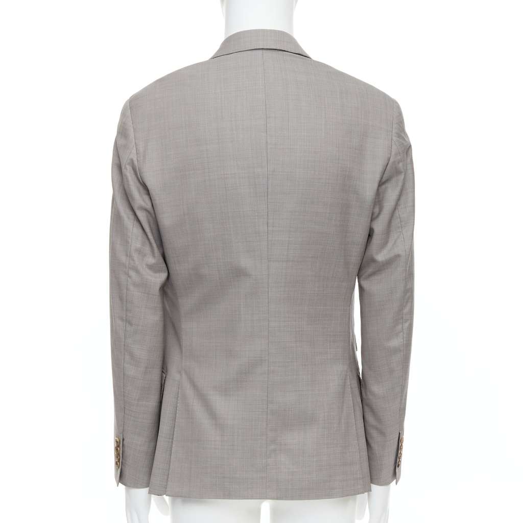 Hermès Wool Pocket Blazer Grey Wool Good condition - Box View