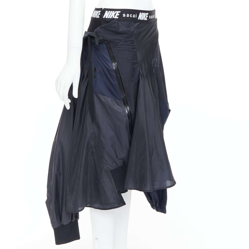 Sacai Windbreaker Skirt Black Polyester Never worn, with tag - Inside View