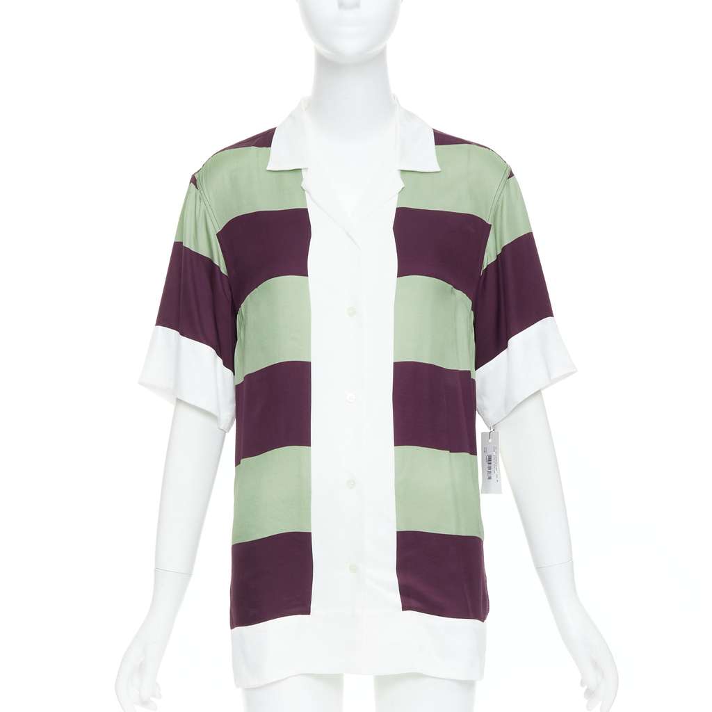 Dries Van Noten Clive 8142 Green Viscose Never worn, with tag - Front View