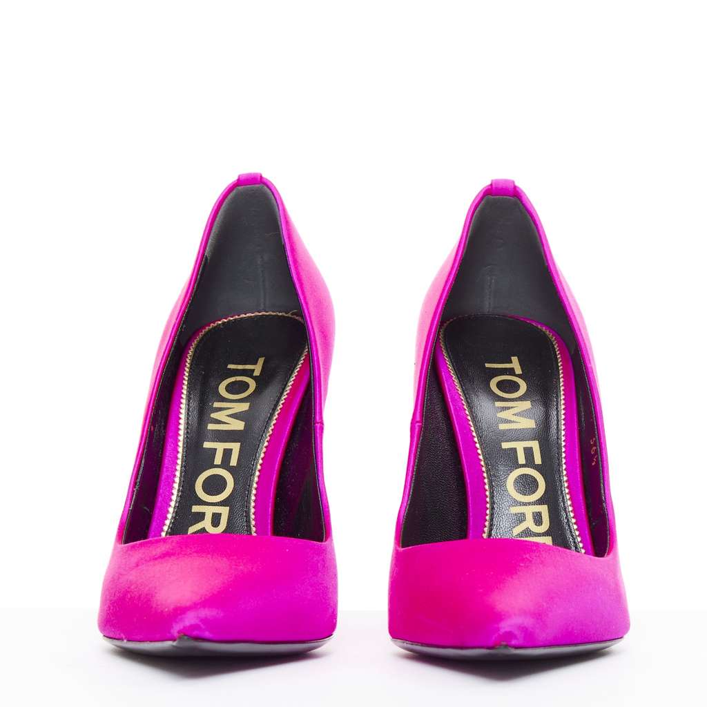 Tom Ford Pink Satin Pumps Pink Silk Very good condition - Inside View