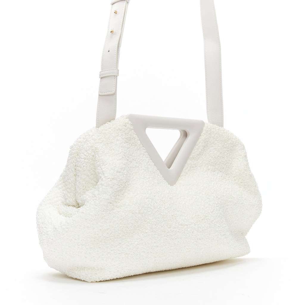 Bottega Veneta Point Triangle White Polyester Good - Inside View