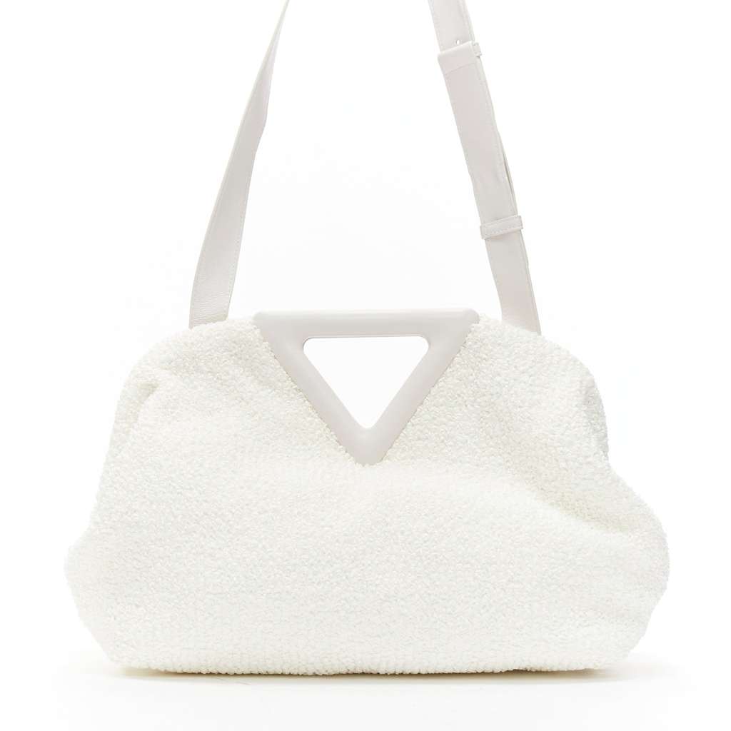 Bottega Veneta Point Triangle White Polyester Good - Box View