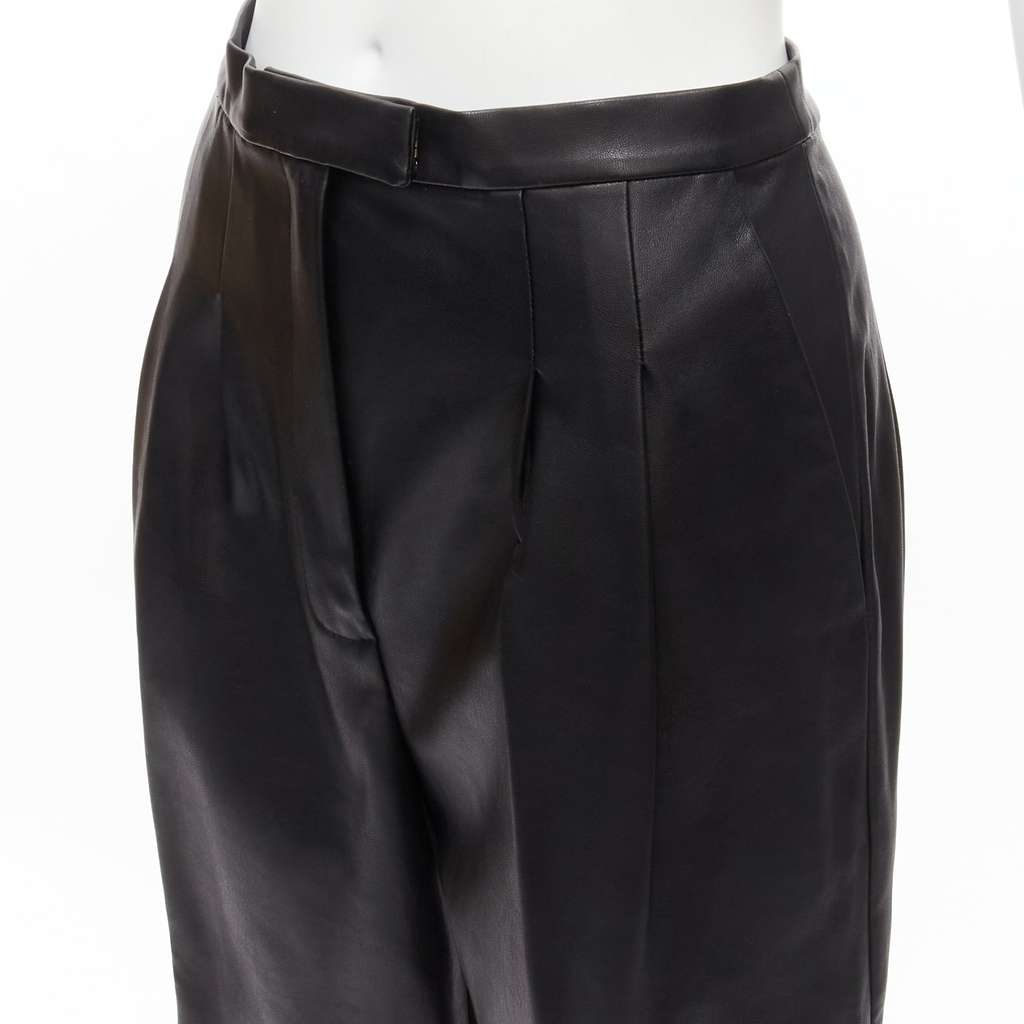 Heidi Merrick Pinstripe Boxer Shorts Black Leather Very good - Back View