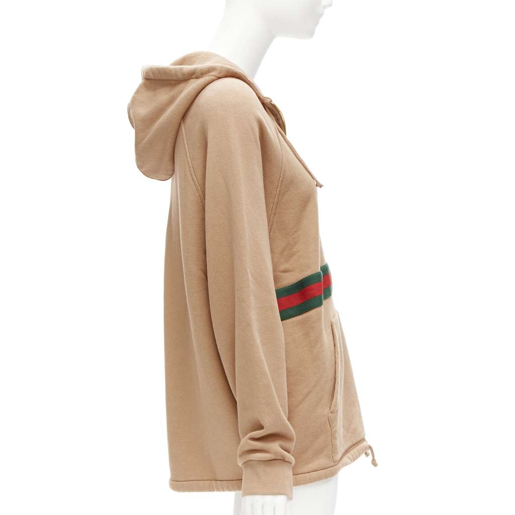 Gucci Vintage Logo Pullover Beige Cotton Never worn - Model View