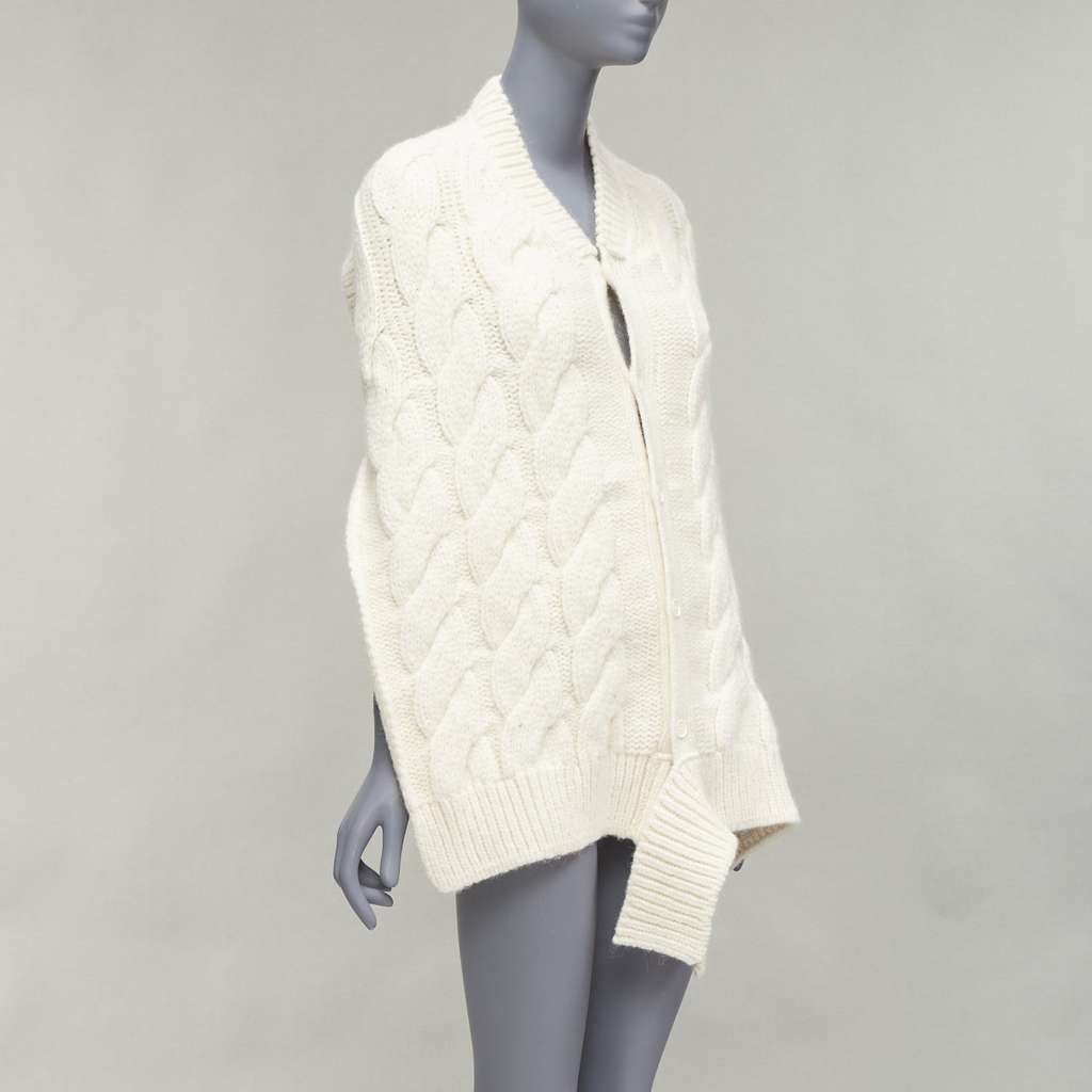 Simone Rocha Ribbon Tie Cable Top Beige Never worn - Inside View