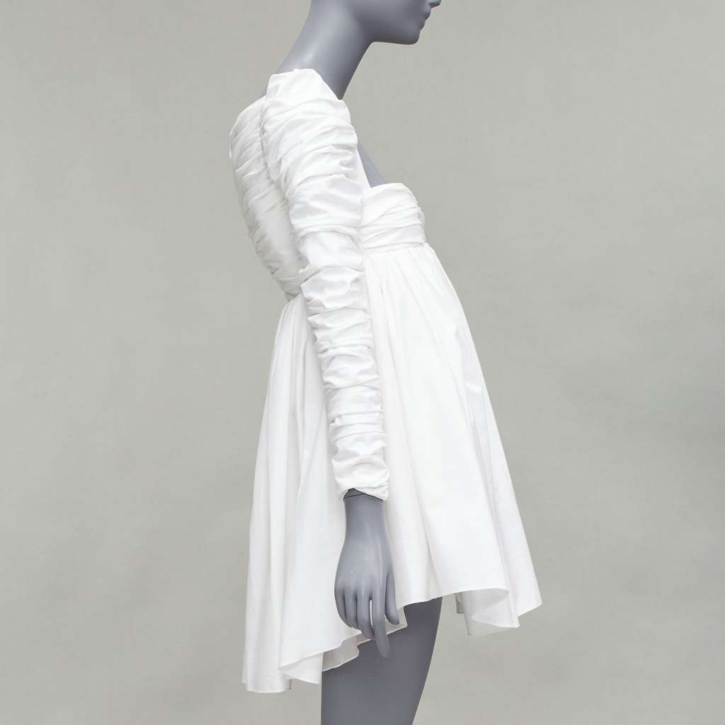 Khaite Sueanne White Cotton Very good - Model View