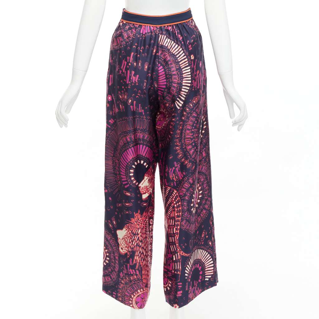 Dior Pleated Wide Pants Pink Cotton Never worn - Box View