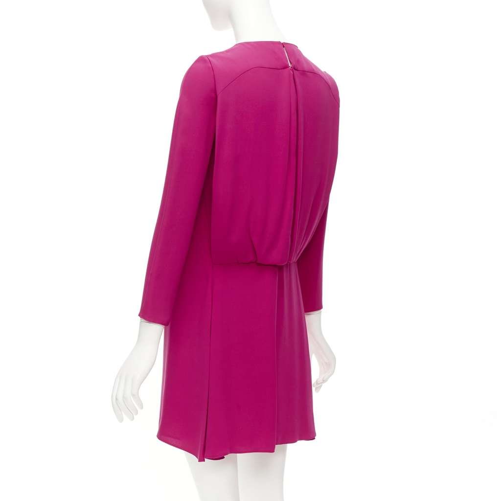 Valentino Garavani Keyhole Shift Dress Pink Silk Very good - Box View