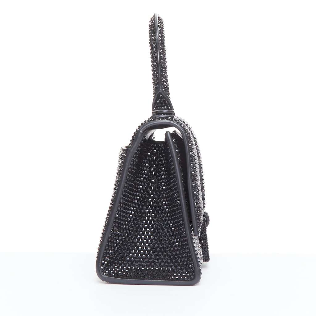 Balenciaga Hourglass XS Black Leather Very good - Model View