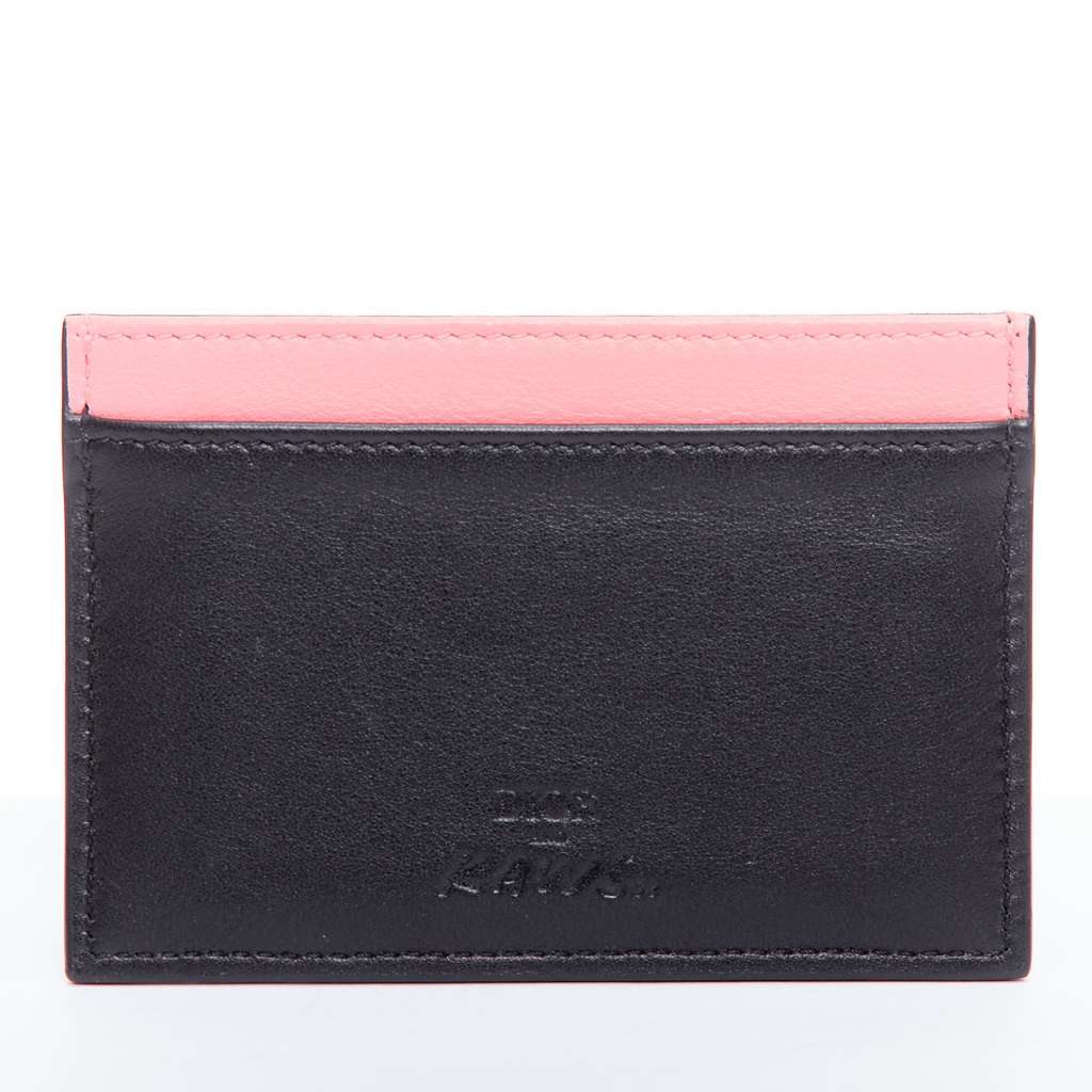 Dior Bee Leather Cardholder Black Leather Good condition - Back View