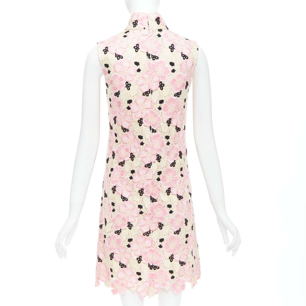 Giambattista Valli Guipure Lace Dress Pink Polyester Never worn - Box View