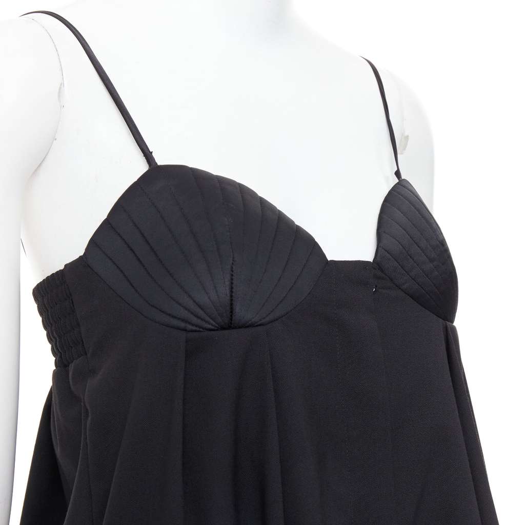 Bevza Bevza Seashell Overalls Black Wool Very good - Back View