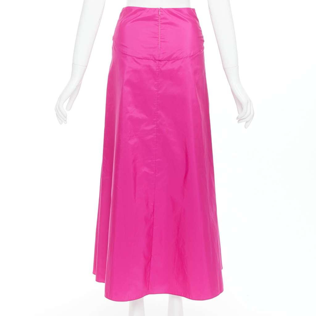 Stella McCartney Ruched Fitted Skirt Pink Polyester Very good - Box View