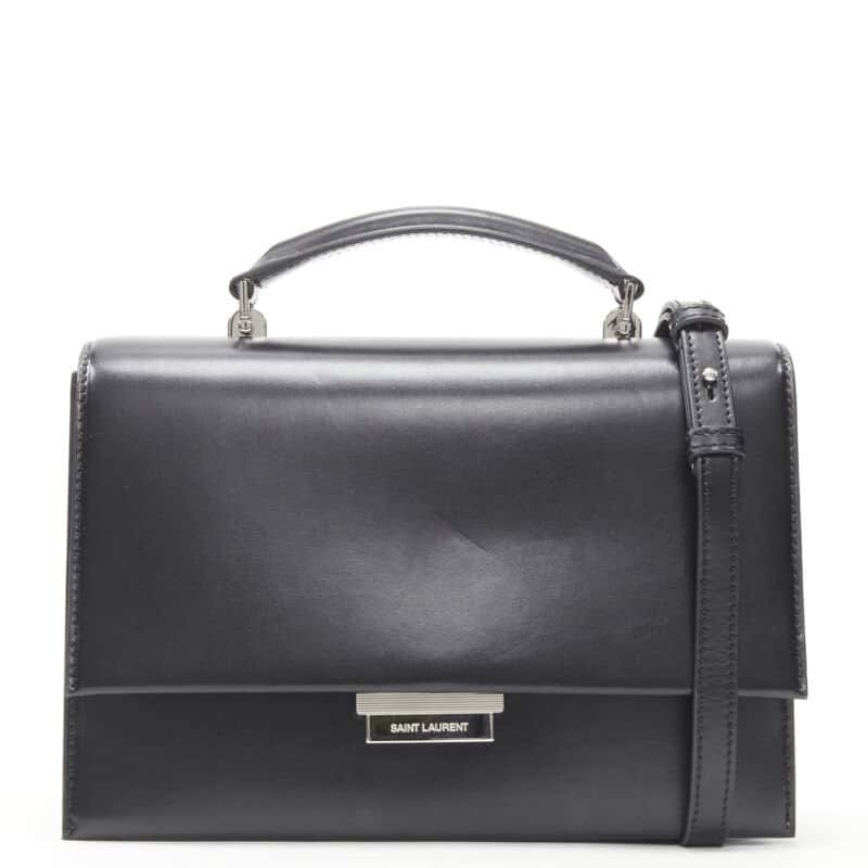 Saint Laurent Dionysus Bucket Bag Black Leather Very good - Front View