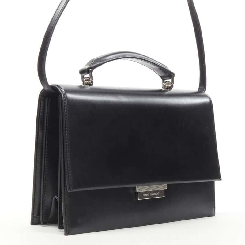 Saint Laurent Dionysus Bucket Bag Black Leather Very good - Inside View