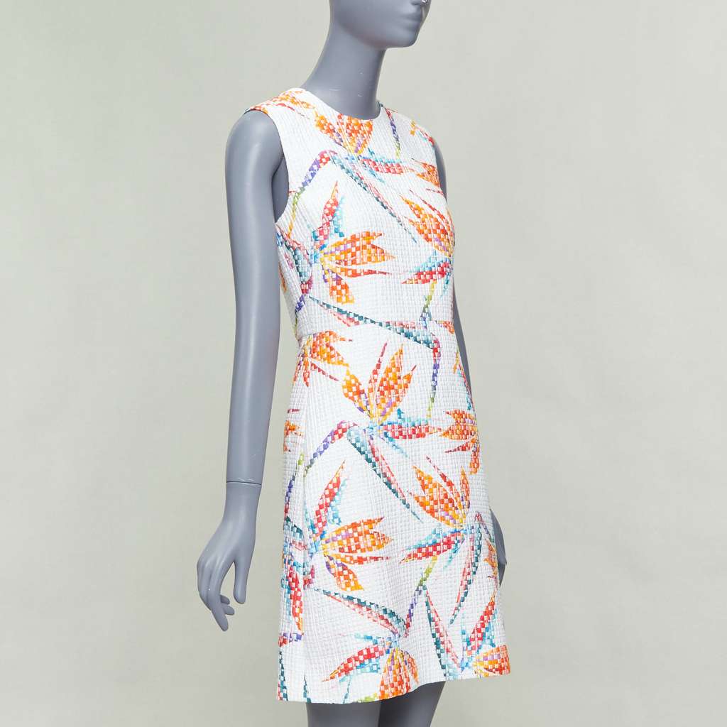 Fendi Bird Paradise Dress White Polyester Never worn - Inside View