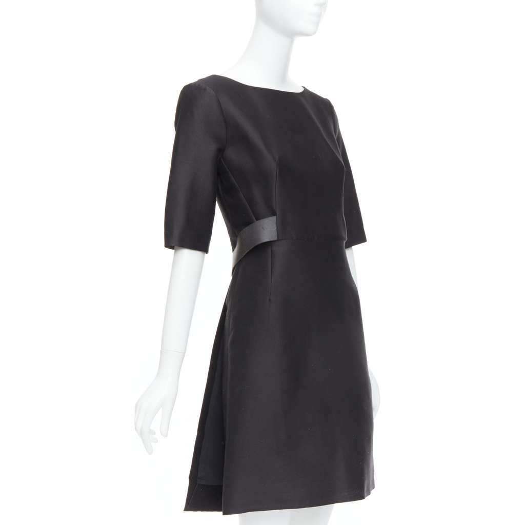 Balenciaga Black Dress Black Cotton Fair - Front View