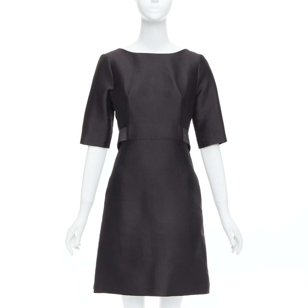 Balenciaga Black Dress Black Cotton Fair - Inside View