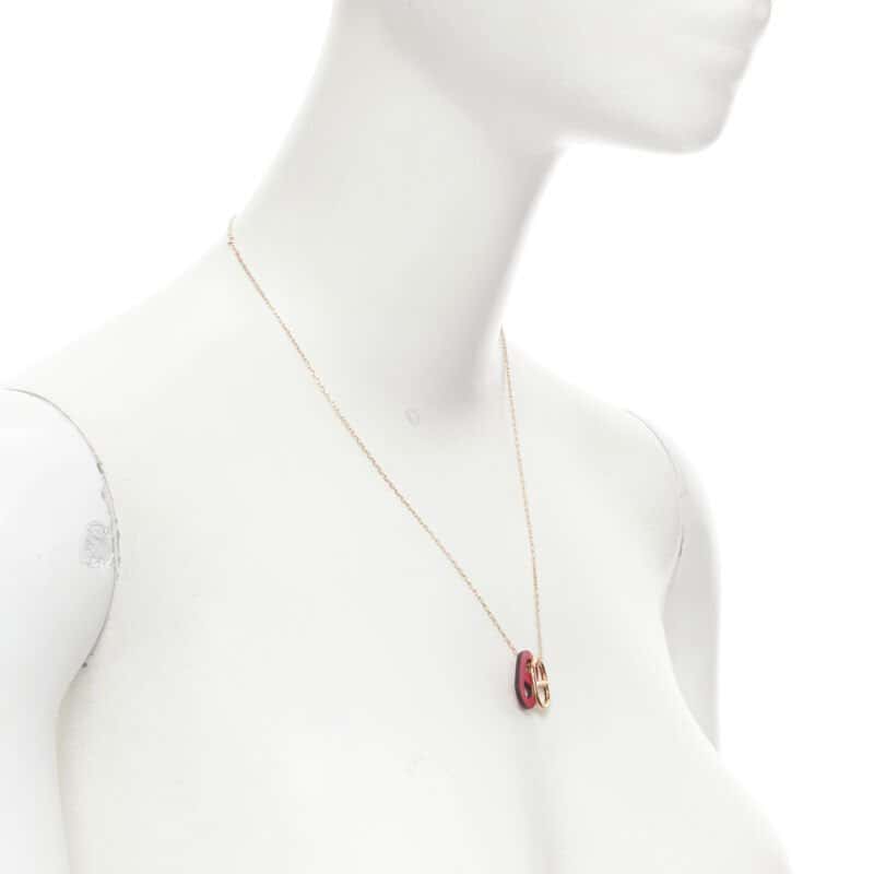 Hermès Chain Pendant Necklace Silver Never worn, with tag - Inside View