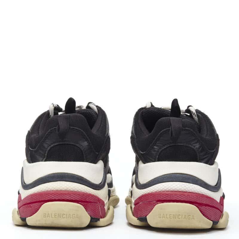 Balenciaga Triple Sole Sneakers Black Polyester Good condition - Box View
