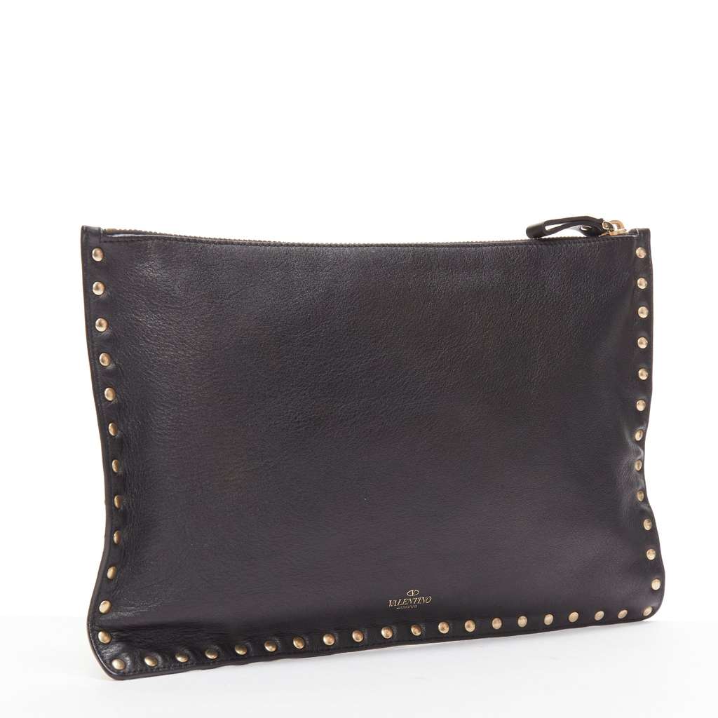 Valentino Garavani Rockstud Black Leather Very good - Inside View
