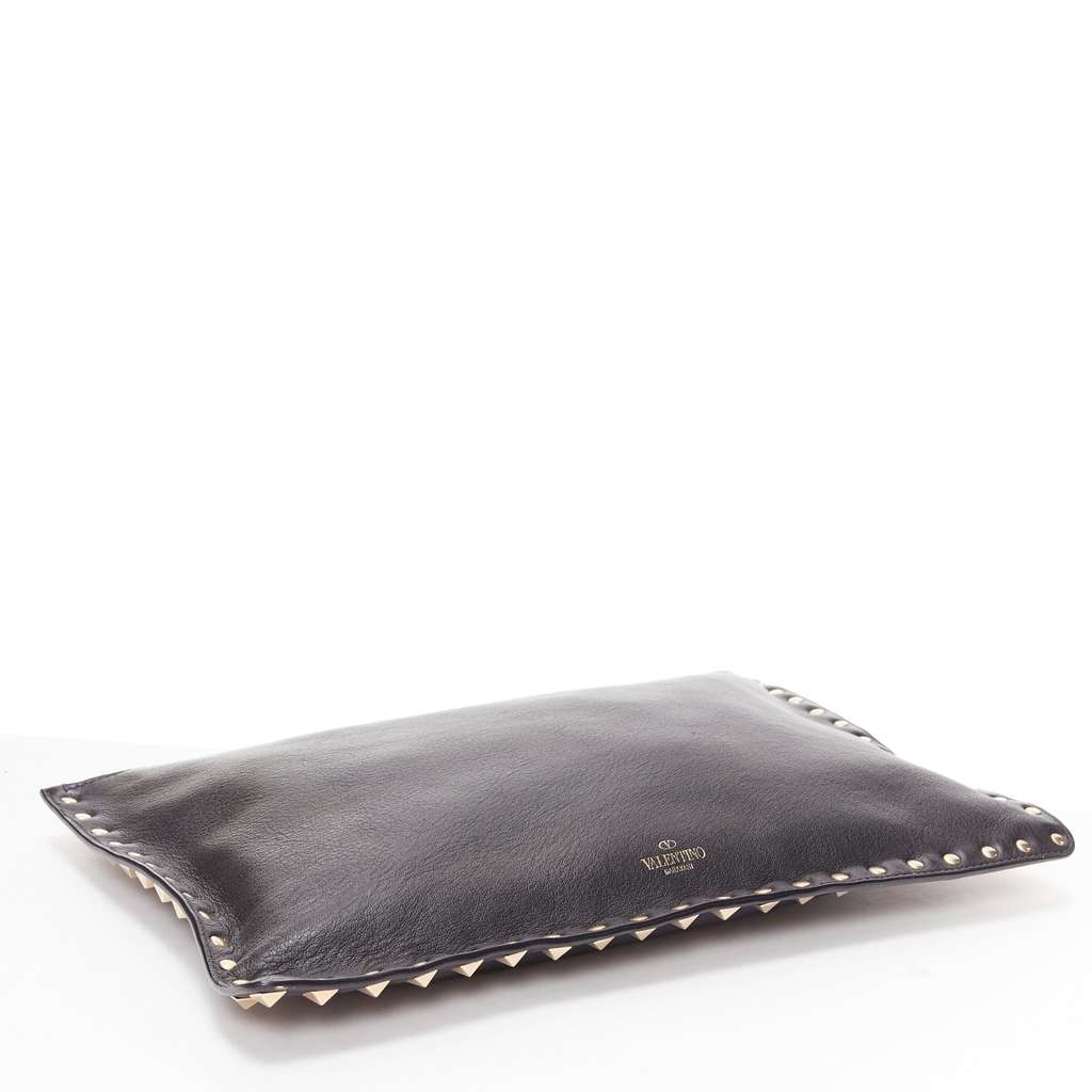 Valentino Garavani Rockstud Black Leather Very good - Box View
