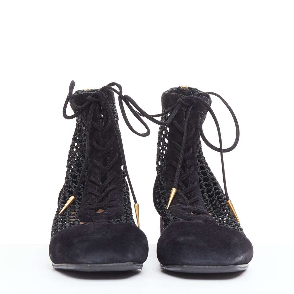 Dior Naughtily-D Black Suede Good condition - Inside View