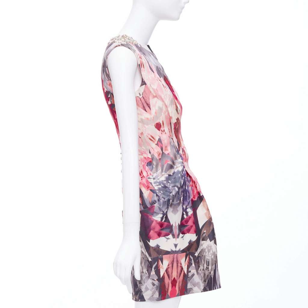 Alexander McQueen Kaleidoscope Pink Wool Very good - Model View