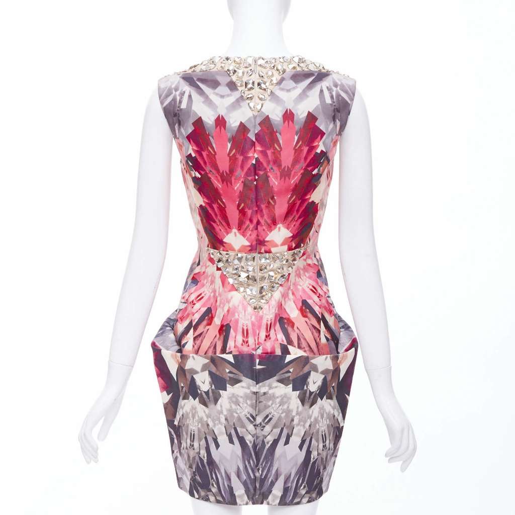 Alexander McQueen Kaleidoscope Pink Wool Very good - Box View