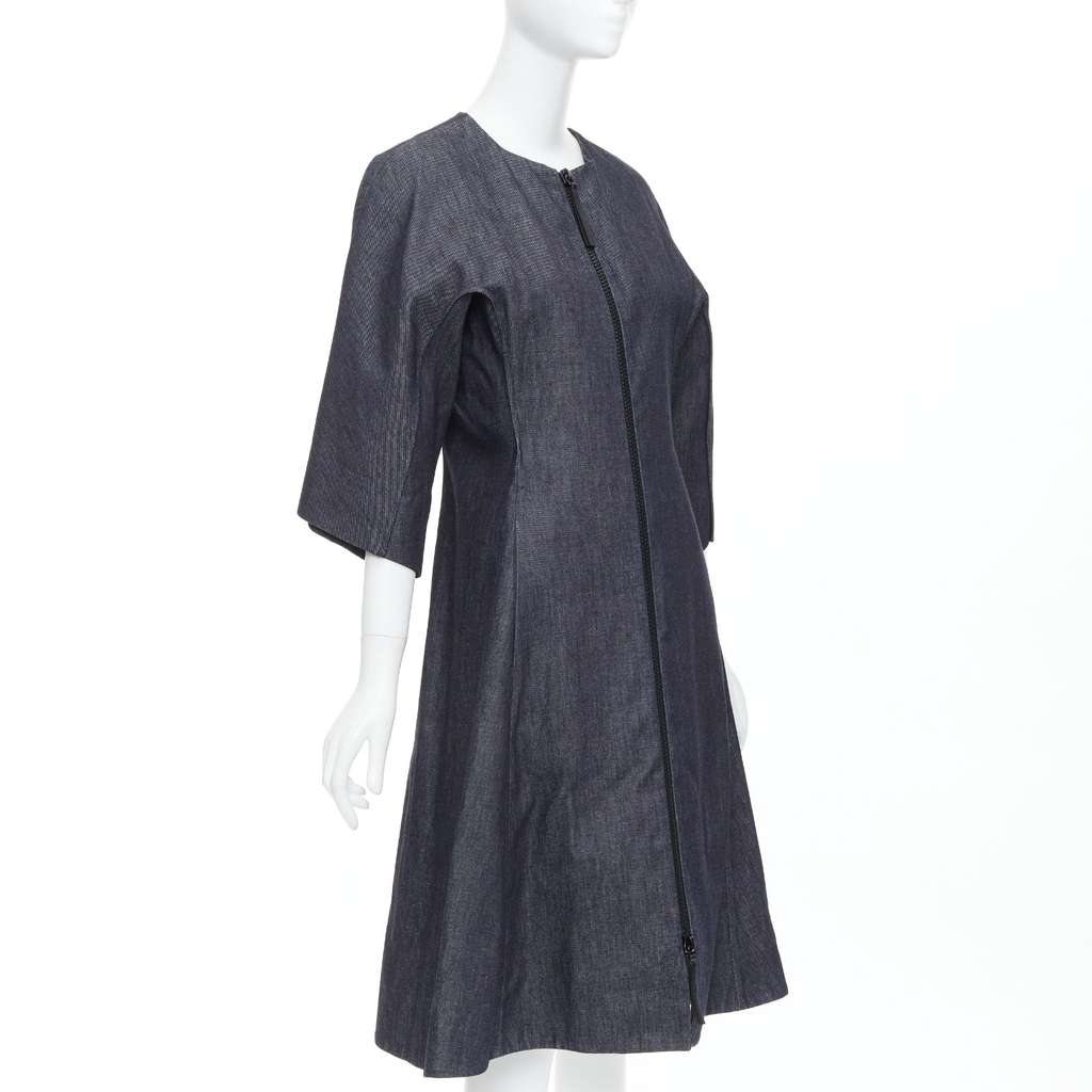 Marni Denim Dolman Dress Blue Cotton Never worn, with tag - Model View