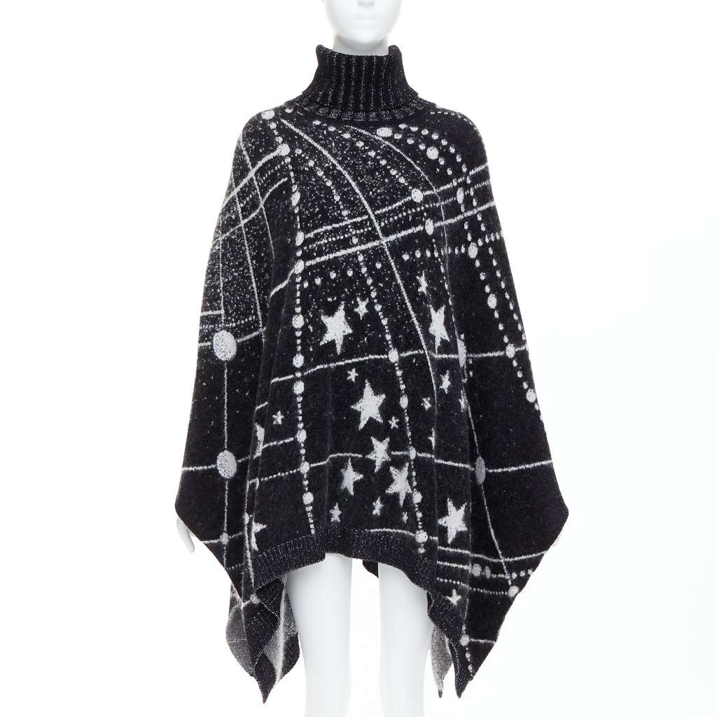 Saint Laurent Constellation Black Viscose Never worn - Front View